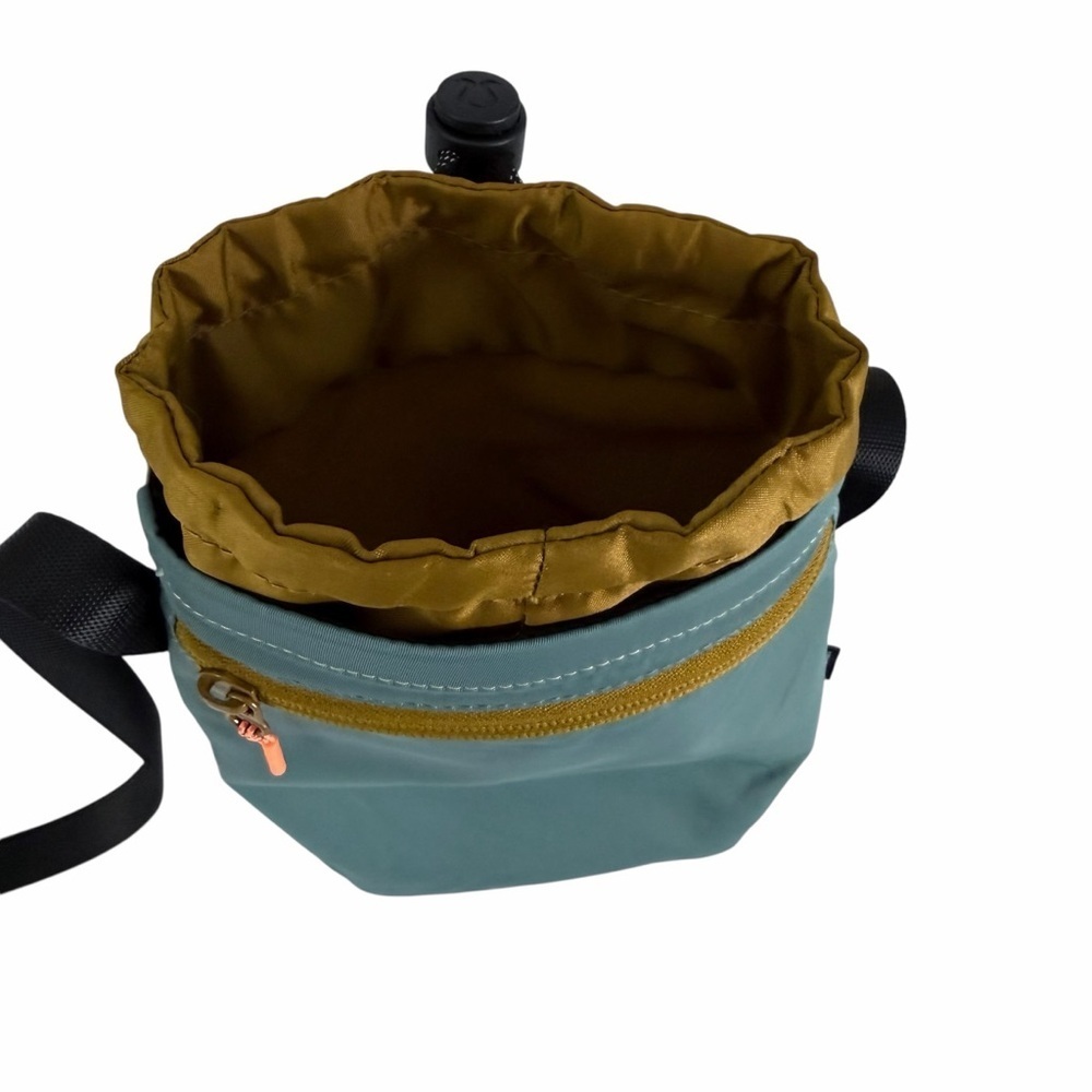 LULULEMON Teal & Mustard Water Bottle Crossbody Bag os - Picture 4 of 14